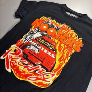 Hooters Racing‎ Owl Car Graphic T-Shirt Ripple Junction Spencer's Black S